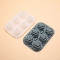 thumbnail image 2 of Beautynvta Rose Shaped Ice Tray with Lid, 6 Cavity Silicone Ice Tray Mold for Freezer, Easy Release Rose Ice Molds for Whiskey, Cocktails, Bourbon, BPA Free, 2 of 3