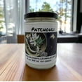 thumbnail image 3 of Patchouli Vegan Coconut Soy 12 oz/ 355 ml Candle Hand-poured, Eco-friendly, Clean Burning, Woodsy/ Clean Floral Wood Wick, 3 of 5