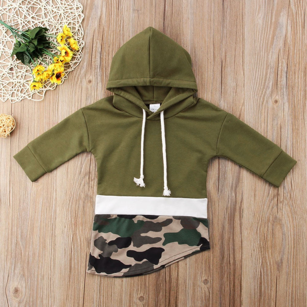 girls camouflage hoodie