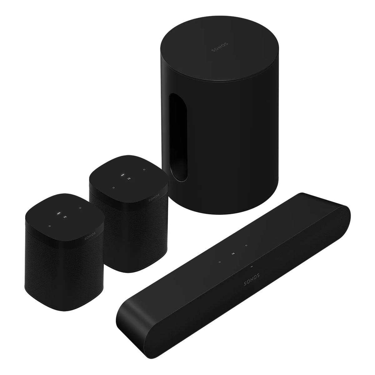 Buy Sonos Immersive Set with Ray Compact Soundbar (Black), Sub Mini