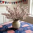 thumbnail image 7 of Memorial Day Saving!4th of July Decorations, 3PC Festival Decoration Silk Flower Showcase Flower Arrangement Independence Day Plums Blossoms Babysbreath Wedding Simulation Bouquet, 7 of 7