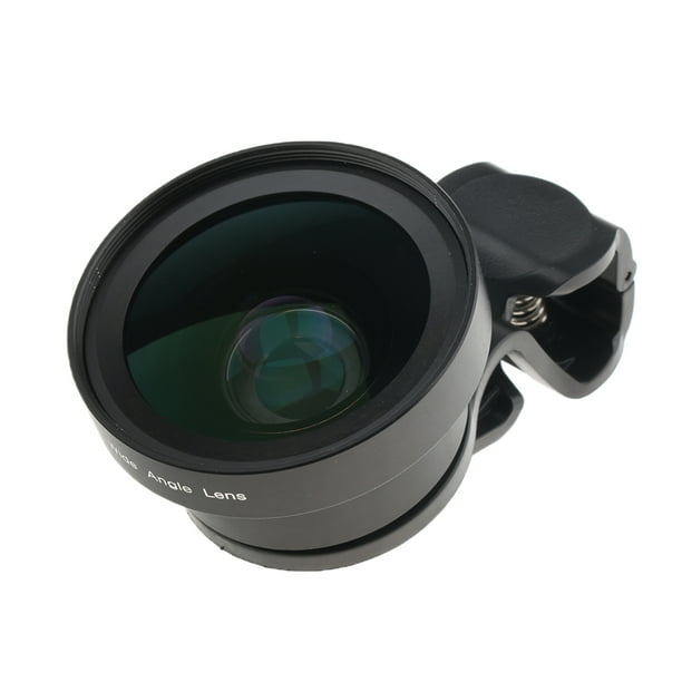 Teléfono Celular Lentes De Cámara 2 En 1 Clip-on Smartphone Lente De Cámara 0.45X Lente De Gran Angular Y 15X Lente Para Teléfonos Móviles Y Tab Sunnimix Kit de lentes de teléfono HD