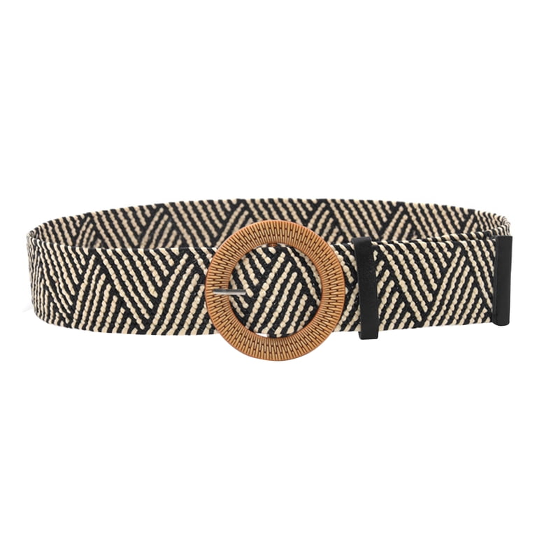 Dress Choice Women Belts For Dresses, Elastic Straw Rattan  display picture 3