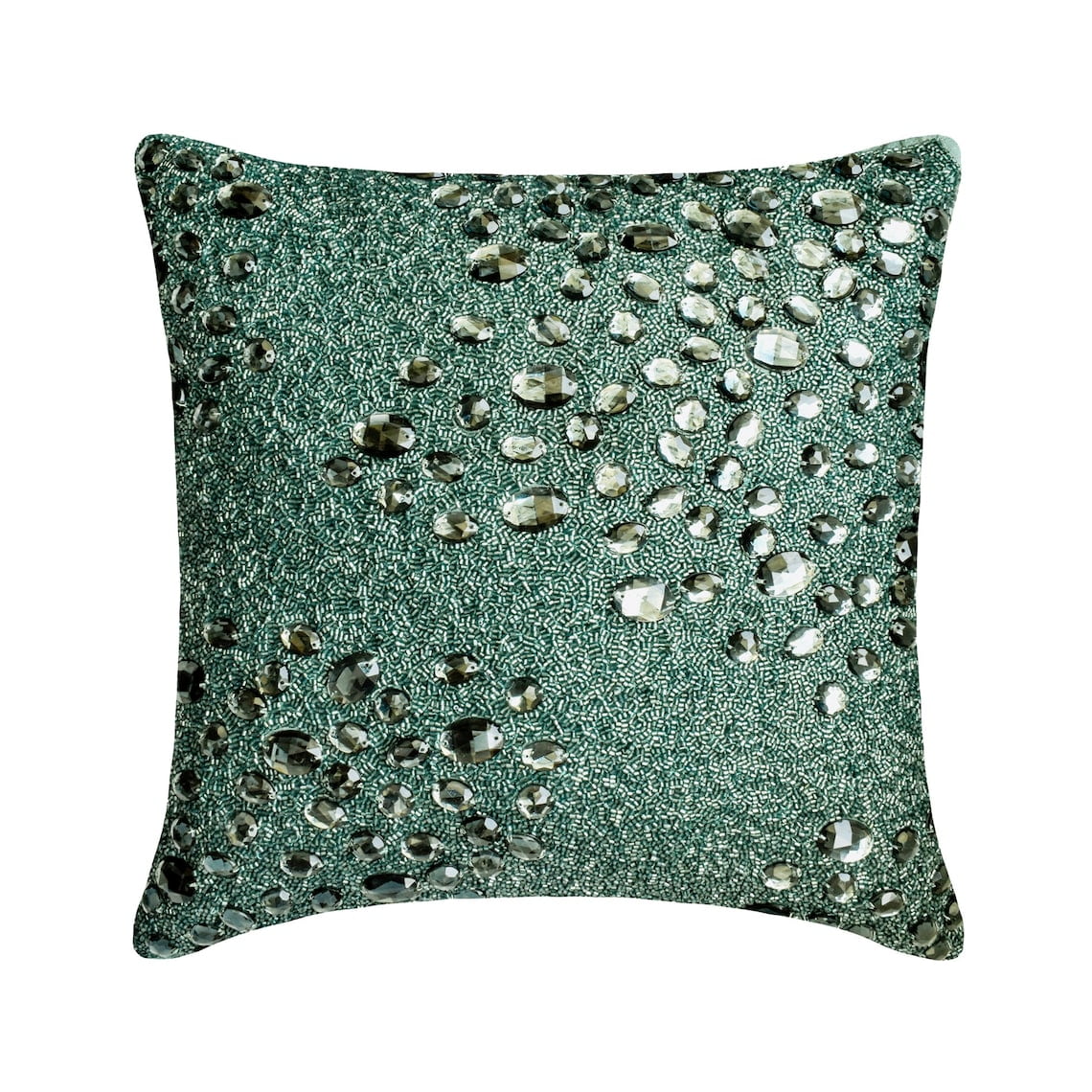 Throw Pillow Cover With Zipper, Green 12"x12" (30x30 cm) Throw Pillows