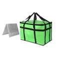 thumbnail image 2 of Bolsa Térmica para Entrega de Alimentos, Bolsa de Supermercado, Soporte Térmico, Calentador de Pizza con Base para Compras, Catering Profesional, Verde, 2 of 8