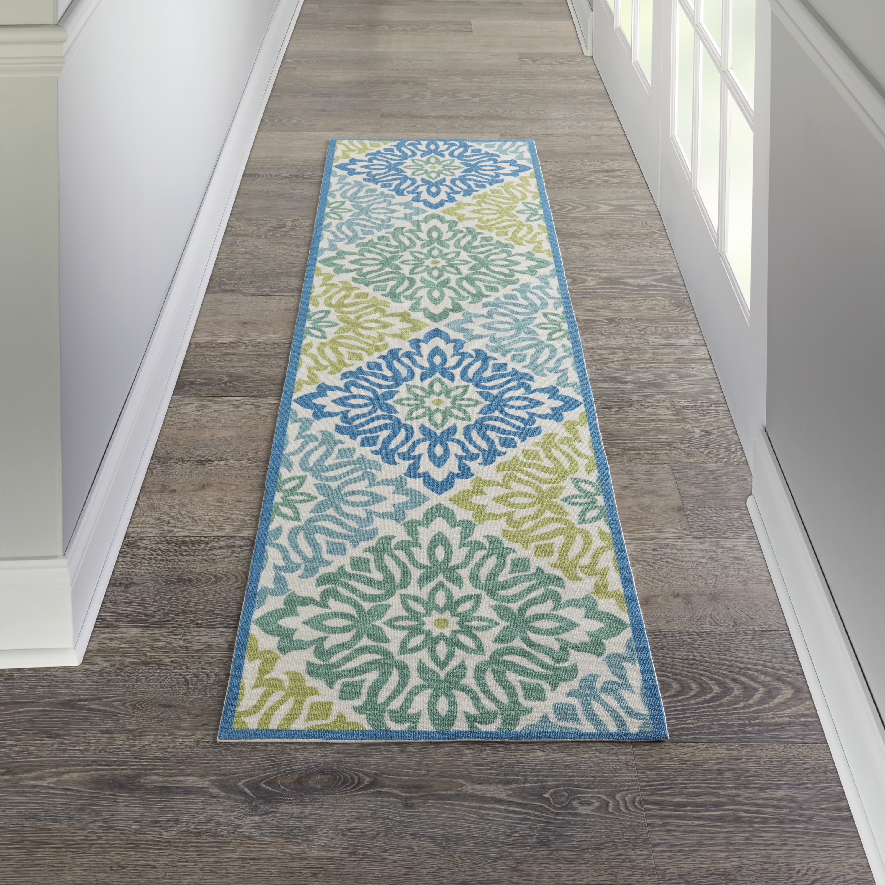 Details about   Teal Blue Rugs Modern Indoor Outdoor Patio Summer Home & Garden Washable Mats 
