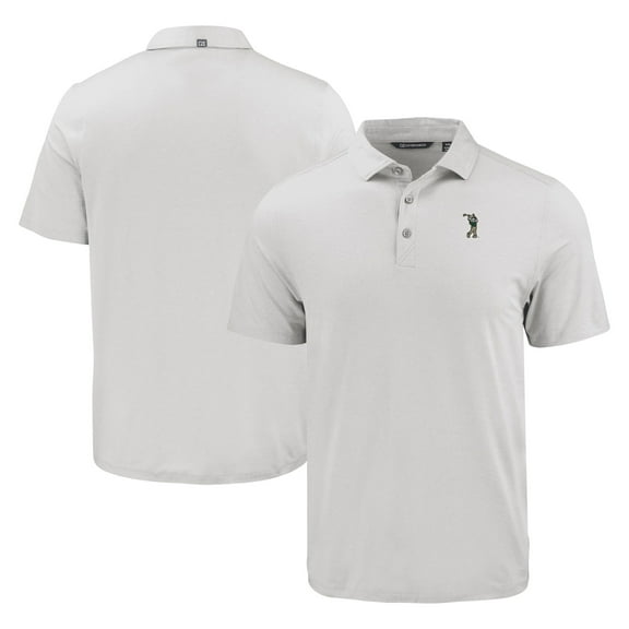 Men's Cutter & Buck Gray South Florida Bulls Coastline Epic Comfort Eco Recycled Polo