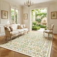 thumbnail image 3 of CHITOOMA 8'x10' Area Rugs for Living Room, Floral Washable Rug Boho Non-Slip Printed Carpet, Vintage Stain Resistant Indoor Rug for Bedroom Dining Room Home Office, 3 of 10