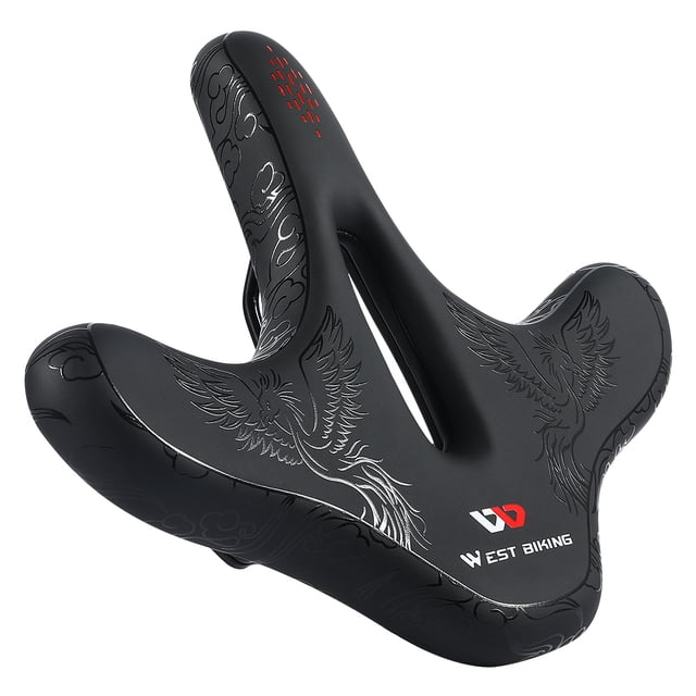 Cojín de asiento de bicicleta Wdftyju MTB ensanchados transpirable hueco