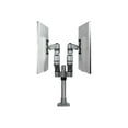 thumbnail image 2 of StarTech.com Desk Mount Dual Monitor Arm, Premium Articulating Monitor Arm, up to 27" VESA Mount Displays, Height Adjustable Monitor Mount, Rotating/Swivel/Tilt, Desk Clamp/Grommet, Silver - Easy & Quick Assembly (ARMDUALPS) - Mounting kit - adjustable arm - for 2 LCD displays - aluminum - silver - screen size: 13"-27" - desk-mountable - TAA Compliant, 2 of 16