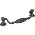 thumbnail image 1 of Jeffrey Alexander 718-128 Glenmore 5" Center To Center Drop Cabinet Pull - Gun Metal, 1 of 7