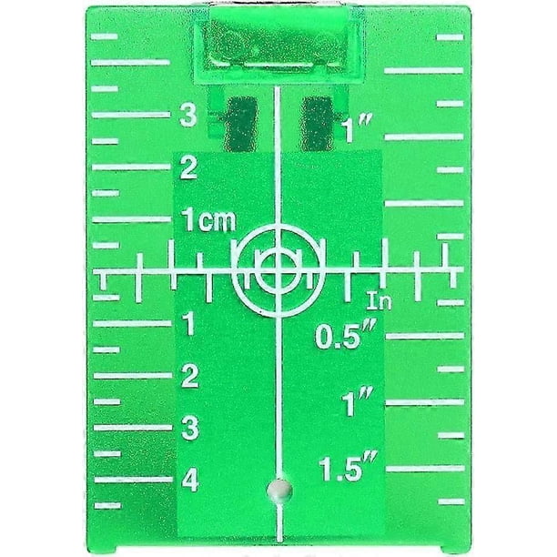 2pcs TP01G Green Laser Target, Magnetic Laser Target with Reflectors, for Use with Cross-Line Green Laser, for Improved Green Laser Visibility, 7.5*11