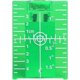 thumbnail image 1 of 2pcs TP01G Green Laser Target, Magnetic Laser Target with Reflectors, for Use with Cross-Line Green Laser, for Improved Green Laser Visibility, 7.5*11, 1 of 5