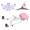 White Pink, variant on Leg Stretch Machine For Flexibility Training, Adjustable Split Machine For Home Gym,Perfect For Full Splits, Yoga, Dance, And Stretching Workouts Black