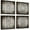 White Retro Pattern Paintings, variant on Bedroom Wall Art For Living Room Bathroom Wall Decor For Kitchen Family Pictures Artwork Black And White Blue Rose Flowers Canvas Paintings 12" X 16" 3 Pieces Framed Modern Office Home Decorations