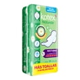 thumbnail image 3 of Toallas femeninas Kotex Naturals con manzanilla nocturna con alas flujo súper abundante 36 pzas, 3 of 6
