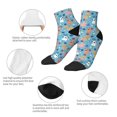 thumbnail image 5 of Pofeuu Cute Dog Print 30cm Socks, Adult Running Hiking Socks for Youth and Adult, 5 of 7