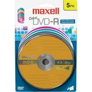 maxell 4.7GB 16X DVD-R 5 Packs Blister Pack 16x DVD-R Media Model 638033