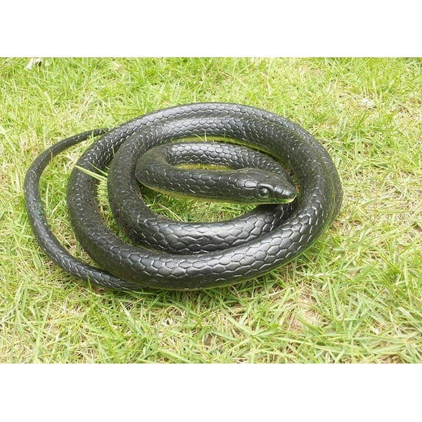Serpiente De Goma Realista De 60/70 Cm – Animal Artificial Con Textura Suave Y Escamas, Para Decoración De Jardín, Repelente De Plagas Y Fiestas