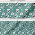 thumbnail image 2 of Soimoi Cotton Voile Fabric Spider Web,Bat & Ghost Halloween Printed Fabric 1 Yard 56 Inch Wide, 2 of 7