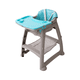 thumbnail image 2 of Peke Baby Silla Alta Periquera Plastico Gris Charola Azul, 2 of 4