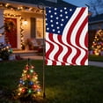 thumbnail image 6 of Vintage Garden Yard Flag, Double Sided Retro Patriotic American Flag Printed Craft, for Yard Ornament, Outdoor Lawn Decor, Holiday Courtyard Layout, 6 of 6