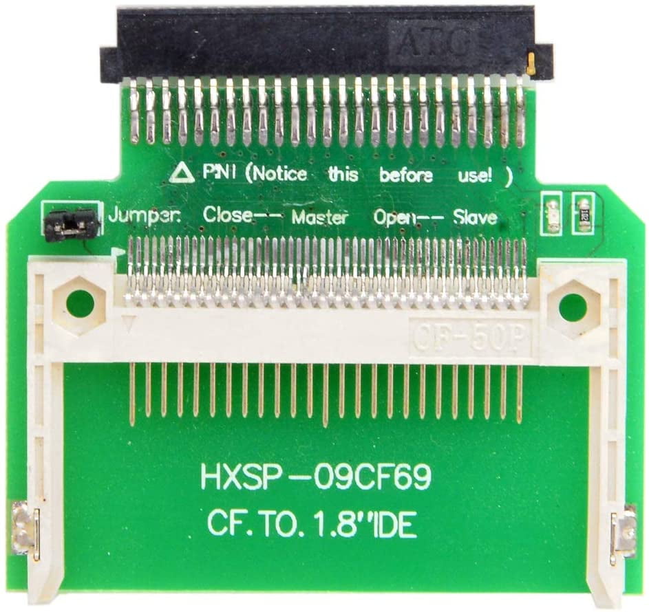 CY Memory Card Adapter CF Compact Flash Memory Card to 50pin 1.8 Inch