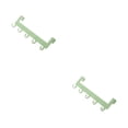 thumbnail image 2 of Gancho de pared sin perforaciones Injueey Verde 2Conjunto, 2 of 6