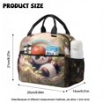 thumbnail image 4 of Xoenoiee Panda Flower Leaves Print 4 Pcs School Backpack Set for Kids Large School Bag with Lunch Box Pencil Case Water Bottle Sleeve, Portable Bookbag Teen Student Back Packs Satchel Bagpack, 4 of 7