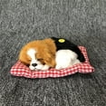 thumbnail image 3 of PENGXIANG Simulation Lovely Dog Toy Creative and Realistic Action Figures for Home Car Office Decoration  Gold, 3 of 8