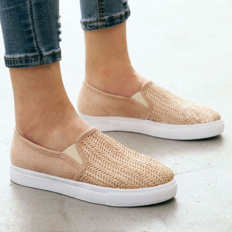 Breathable Flat Heel Shoes Soft Slip on 