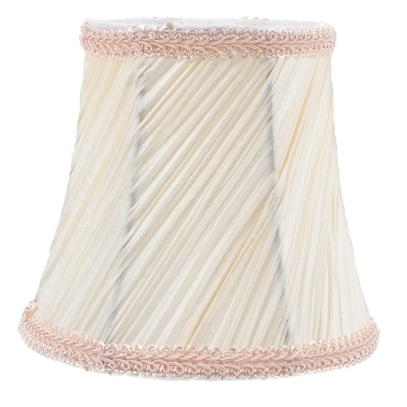 HAMPPLIES 1Pc Easy to Install Lampshade with Cloth and Crystal 11x11x12cm