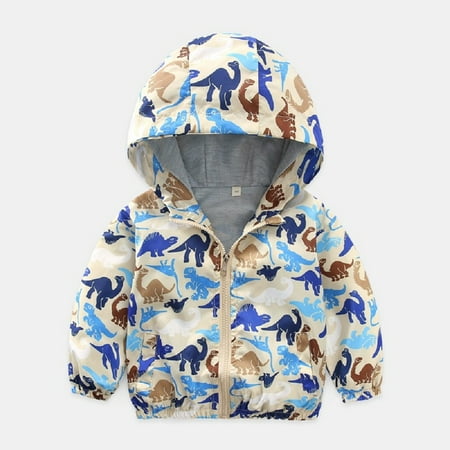 

Toddler Baby Boys Girls Coats Hoodie Zip Jackets Windbreaker