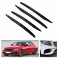 thumbnail image 2 of Car Cover Front Bumper Canard Fin Grille Trim Replacement E-Class W213 AMG Line 2016-2020 Car-styling, 2 of 5