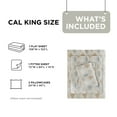thumbnail image 3 of Regency Heights Cal King Size Cotton Flannel Sheet Set, 4-Piece Flannel Bed Sheets Cal King, 100% Cotton Bed Sheets Set with Deep Pocket, Multi Leaves, 3 of 7