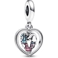 thumbnail image 3 of CHARM PLATA 925 CORAZON MUNDO FAMILIA GIRATORIO 554, 3 of 4