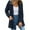 Dark Blue, variant on Lovskoo Womens Full Zip Up Hoodie Fuzzy Fleece Jacket Winter Long Sleeve Solid Color Knit Outerwear Double Pocket Hooded Cardigan Jacket Dark Blue