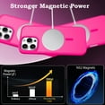 thumbnail image 5 of for iPhone 13 Pro Max Case Super Magnetic [Compatible with MagSafe] TPU Protective Translucent Matte Smooth, Phone case for iPhone 13 Pro Max, Hot Pink, 5 of 5