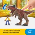 thumbnail image 3 of Imaginext Jurassic World Camp Cretaceous Carnotaurus ‘Toro' & Darius, 3 of 6