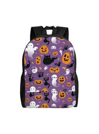  Halloween Boo Ghost 17 Inches Unisex Laptop Backpack  Lightweight Shoulder Bag Travel Daypack : Electronics