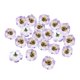thumbnail image 1 of 20 Piezas de Cabezas de Flor de Tela Artificial Sunnimix para Manualidades Violeta Claro, 1 of 8