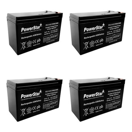 RBC8 RBC23 APC Replacement Battery Cartridge UPS-4Pack