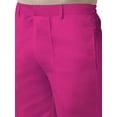 thumbnail image 4 of eloria Men's Premium Comfort Straight Fit Flat Front Dress Pant Pyjamas, Color: Fuscia Pink, Size : 32, 4 of 5