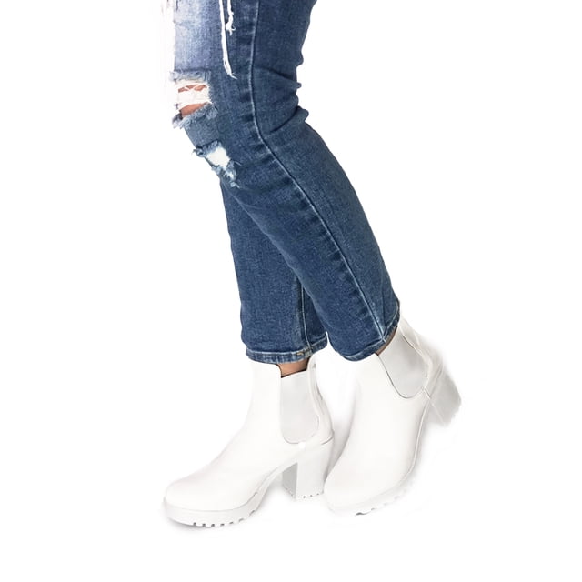 Botin de moda para mujer tacon cuadrado Mod. Ibiza, Nyxmart NYXMART Botín