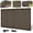 Brown, variant on Sinkoo 95% Black Sun Shade Cloth, 6.5x6.5Ft Durable Mesh Tarp with Grommets, Sunshade Cloth for Camping, Greenhouse, Plant, Car, Backyard Patio Garden