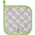 thumbnail image 4 of FFIY 100% Cotton Kitchen Everyday Basic Terry Pot Holder Heat Resistant Coaster Potholder for Cooking and Baking Set of 5 Red Apple Green Potholder Apple Green Potholder, 4 of 9