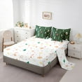 thumbnail image 5 of Castle Fairy Kawaii Nutcracker 7pcs Bedding Comforter Set,Geometric Lattice Queen Bedding Sets Super Cozy,Festival Xmas Queen Sheet Sets,Lightweight Room Decor, 5 of 8