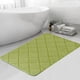 thumbnail image 3 of Alfombra absorbente premium para baño y ducha - Microfibra de secado rápido con reverso antideslizante, ideal para zonas húmedas, 40 x 60 cm, lavable, Aestivo | Verde | AESTIVO, 3 of 7