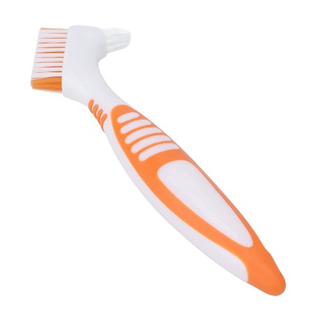 Denture Toothbrush Safe Denture Brush Plaque Removal Durable for Half Dentures
