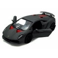 thumbnail image 2 of Diecast Car & Display Case Package - Lamborghini Sesto Elemento, Matte Black - Showcasts 79314BK - 1/24 Scale Diecast Model Toy Car w/Display Case, 2 of 3